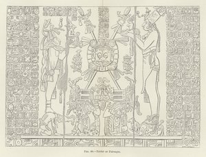 Tafel in Palenque von American School