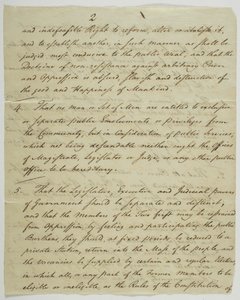Die Bill of Rights, Kopie unterzeichnet in Federal Hall, 1789 von American School
