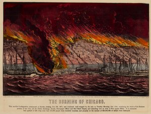Das Brennen von Chicago, 1871