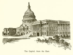 Das Kapitol, von Osten, Washington von American School