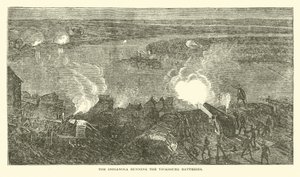 Die Indianola durchquert die Vicksburg-Batterien, Februar 1863