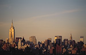 Die Skyline von Manhattan