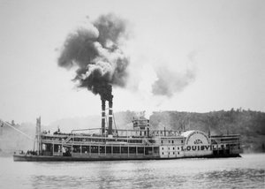 Der New Orleans Levee, ca. 1870