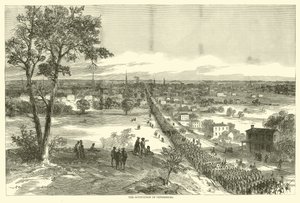 Die Besetzung von Petersburg, April 1865 von American School