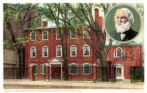 Das Wadworth Longfellow Haus, Portland, Maine