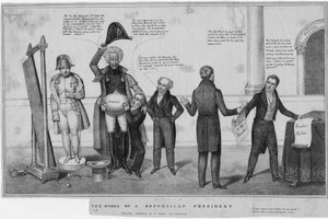Das Modell eines republikanischen Präsidenten, ca. 1832