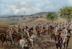 US Army, General Torals Kapitulation von Santiago vor General Shafter