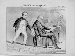 Wo ist mein Donner?, ca. 1850 von American School