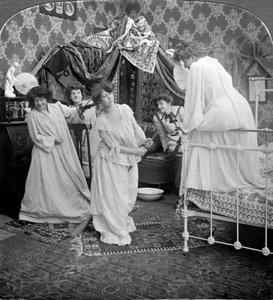 Nun, Freshie, reite die Ziege und mach es hübsch von American Stereoscopic Company