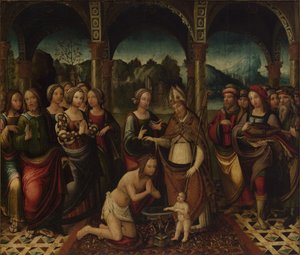 Taufzeremonie, Ende des 16. Jahrhunderts