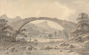 Pont Newydd bei Dolgelly von Amos Green