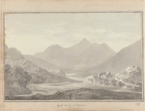 Ansichten in England, Schottland und Wales: Capel Cerrig und Snowdon von Amos Green