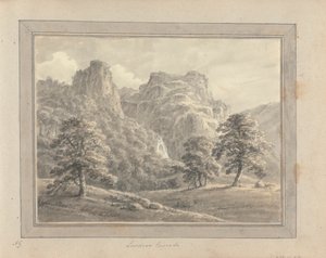 Ansichten in England, Schottland und Wales: Tour in Schottland; Lowdoor Cascade