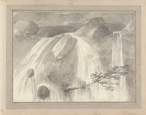 Ansichten in England, Schottland und Wales: Wasserfall, Ansichten von 1799 von Amos Green