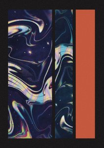 Galaxie-Farbblock von Amy Louise Baker