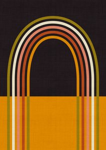 Geo Formen Herbst 21 Regenbogen Bogen von Ana Rut Bre