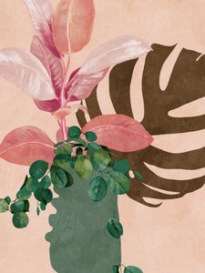 Blätter Mehr 6 Pink von Ana Rut Bre