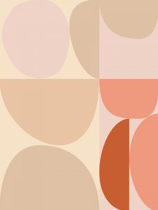 Mittleres Jahrhundert Pastell 16