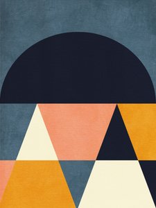 Regenbogen Plus Formen Blau Senf 4