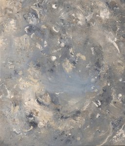 Weiche blau-graue Strömung