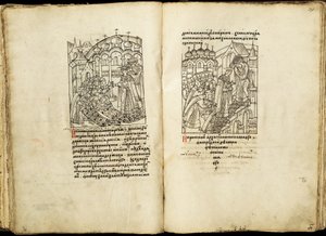 Die Krönung von Iwan IV. am 16. Januar 1547 aus der Illuminierten Kompilierten Chronik, zweite Hälfte des 16. Jahrhunderts von Ancient Russian Art