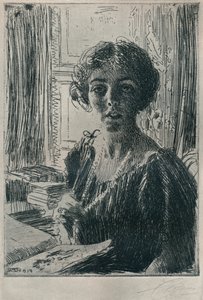 Die Kronprinzessin Margareta von Schweden, 1914