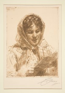 Ein Brief, 1913 von Anders Zorn