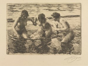 Gegen den Strom von Anders Zorn