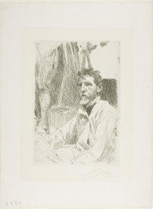 August Saint Gaudens I von Anders Leonard Zorn