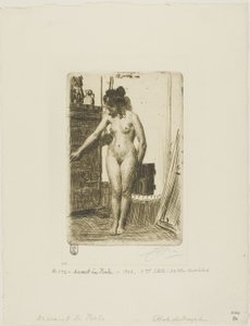 Vor dem Ofen von Anders Leonard Zorn