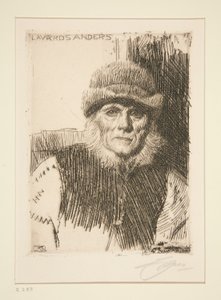 Dalekarlischer Bauer von Anders Leonard Zorn