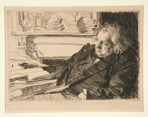 Ernest Renan von Anders Zorn