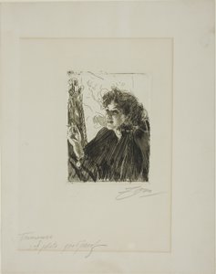 Mädchen mit Zigarette II