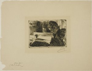Dame beim Lesen (Mrs. Zorn)