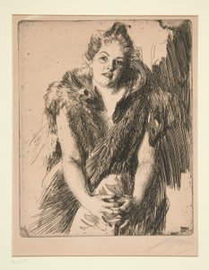 Maja Von Heijne (Monc Ljunglor) von Anders Leonard Zorn