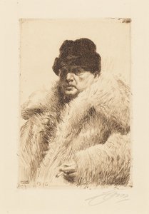 Selbstporträt von Anders Zorn