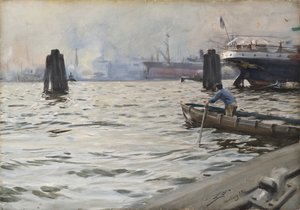 Der Hafen von Hamburg von Anders Zorn