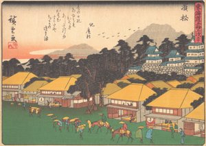 Hamamatsu, aus der Serie Die dreiundfünfzig Stationen der Tokaido-Straße, frühes 20. Jahrhundert