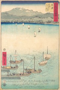 Kusatsu, 1855 von Ando Hiroshige