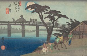 Nagakubo Station Nr. 28 von Ando Hiroshige