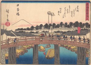 Nihonbashi, aus der Serie Die dreiundfünfzig Stationen der Tokaido-Straße von Ando Hiroshige