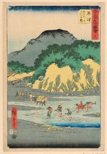 Okitsu aus der Serie 53 Stationen des Tokaido