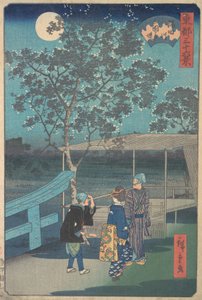 Sumidagawa, Mimeguri, 3. Monat Drachenjahr 1868 von Ando Hiroshige