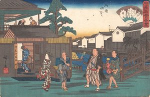 Die Umegawa bei Ryogoku Yanagibashi