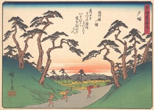 Totsuka, aus der Serie Die dreiundfünfzig Stationen der Tokaido-Straße, frühes 20. Jahrhundert von Ando Hiroshige