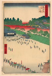 Yatsukoji-Kreuzung bei Suji-chigai aus der Serie Einhundert berühmte Ansichten von Edo