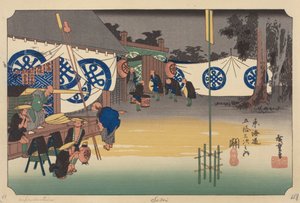 Seki Station von Ando or Utagawa (after) Hiroshige