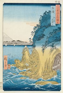 Höhlen bei Enoshima, Provinz Sagami