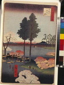 Hundert berühmte Ansichten von Edo: Suwa-Klippe in Nippori