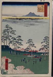 Hundert berühmte Ansichten von Edo: Blick nach Norden von Asukayama
